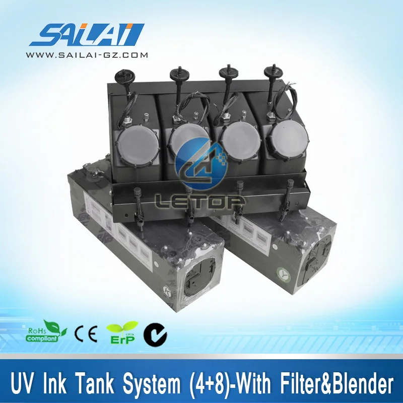

Uv Ink Sub Tank System 4+8 With Filter Blender For large UV Printer