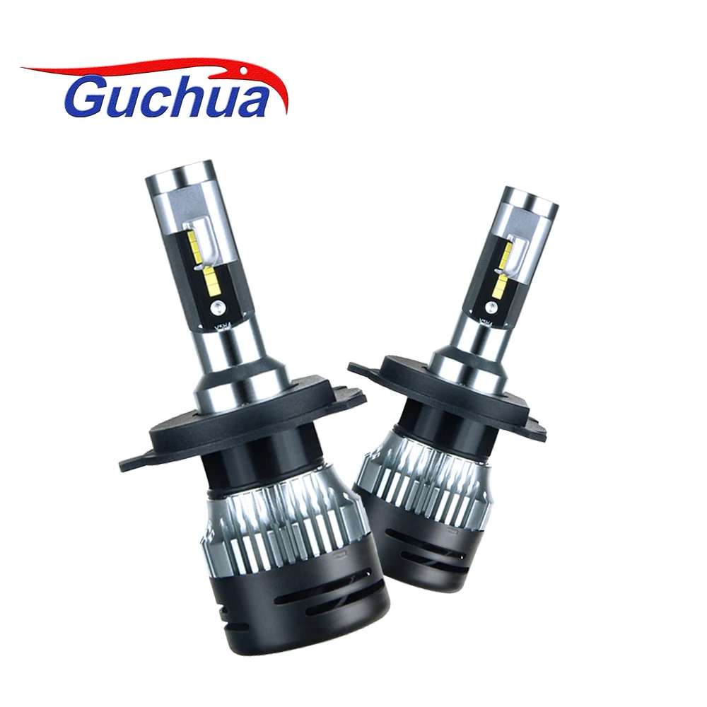 Goedkoop Guchua Slanke Ontwerp Koplampen H7 Led Lamp H4 Led H15 12 V 24 V 50 W 10000LM Mini Auto Lamp voor Auto H8 H9 H11 HB3 9005 HB4 9006