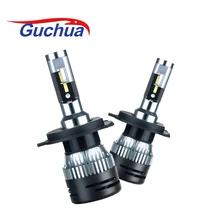 

Guchua Slim Design Headlight Bulbs H7 Led Bulb H4 Led H15 12V 24V 50W 10000LM Mini Auto Lamp for Car H8 H9 H11 HB3 9005 HB4 9006
