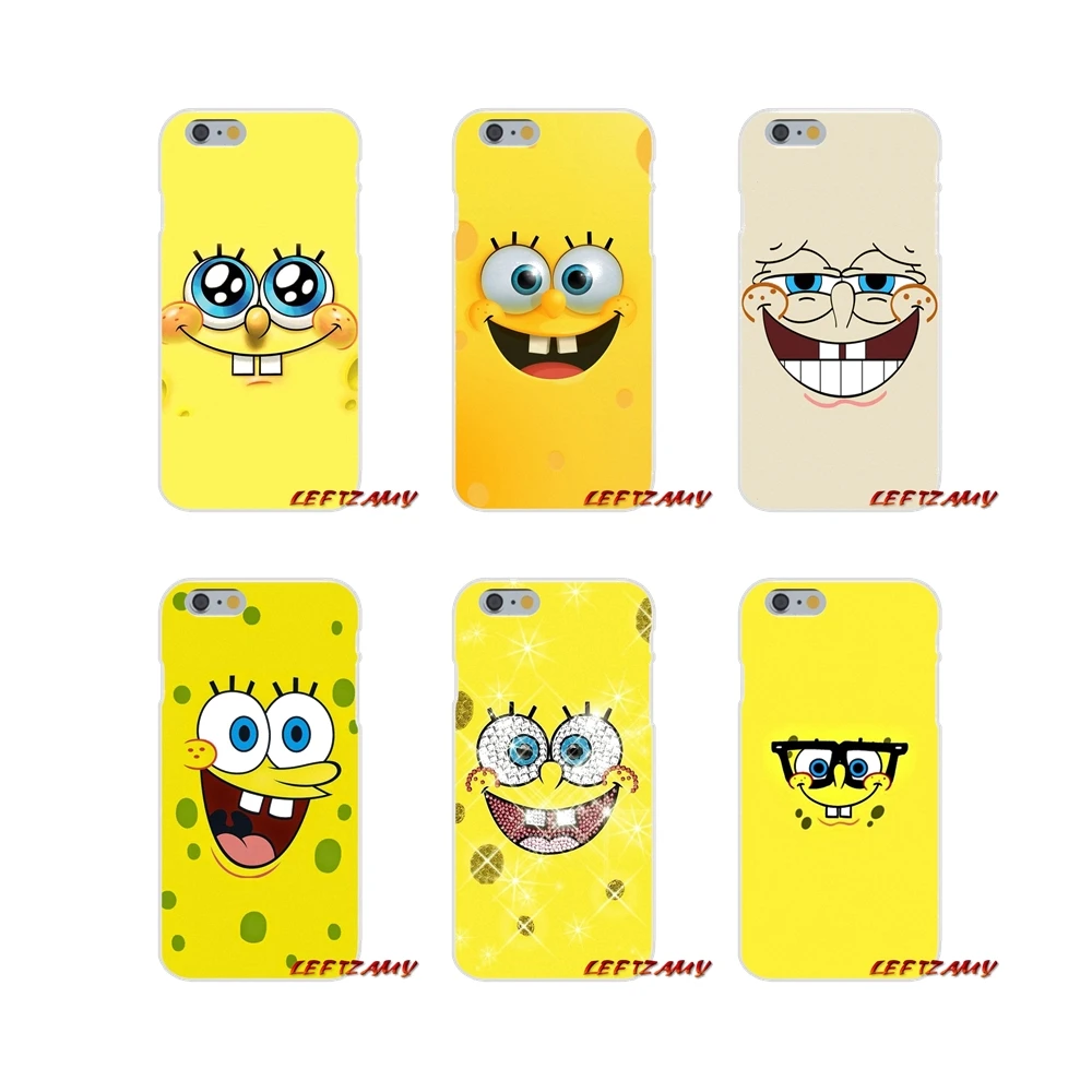 Аксессуары для телефона Чехлы аксессуары Губка Боб Милый iPhone X XR XS MAX 4 4S 5 5S 5C SE 6 6S 7 8