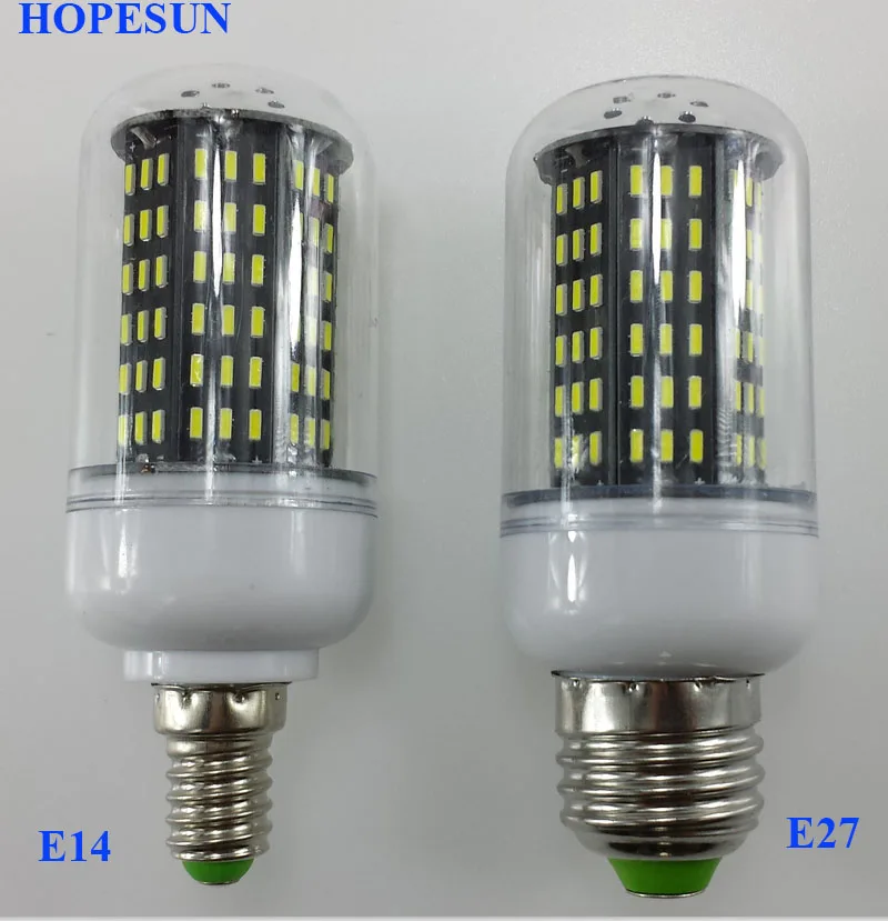 SMD 4014 лампада E27 E14 220V 110V 36LED 56LED 72LED 96LED 138 Светодиодная лампа ампулы точечная