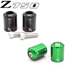Для Kawasaki z750r 2011-2012 Z750S 2005-2006 Ручки рулевые для мотоциклов бар заканчивается Кепки крышкой слайдер Интимные аксессуары Мотоциклы с ЧПУ