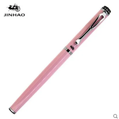 Jinhao 301 роскошный бриллиант ручка 0,38 мм дополнительный тонкий наконечник перьевая ручка металл пишущие ручки офисные школьные принадлежности Рождественский подарок - Цвет: 18