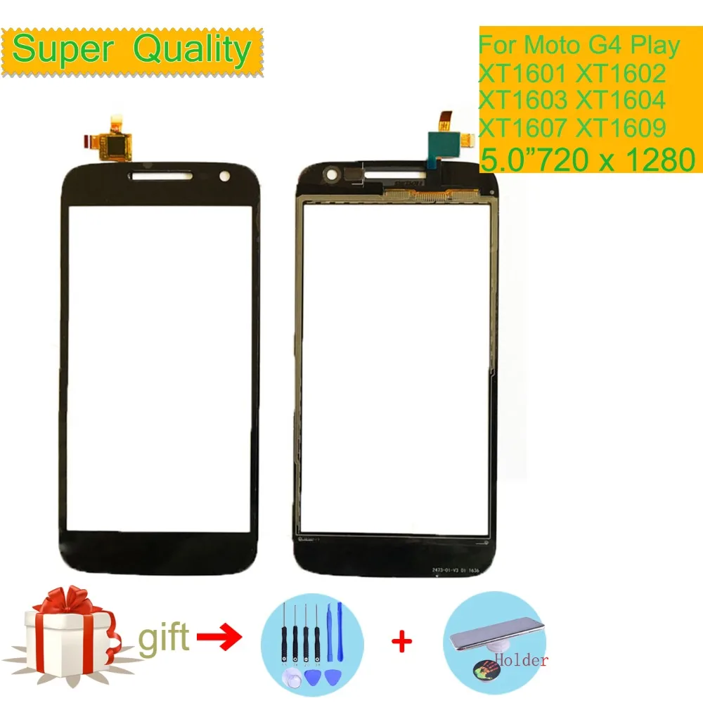 XT1607 XT1609 For Motorola Moto G4 Play XT1601 XT1602 XT1603 XT1604 Touch Screen Digitizer Front Glass Panel Sensor | Мобильные