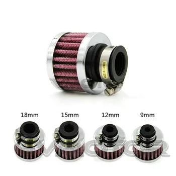 

mini universal small caliber 9MM 12MM 15M 18MM motocross parts motorcycle air cleaner for harley air filter moto filters cleaner