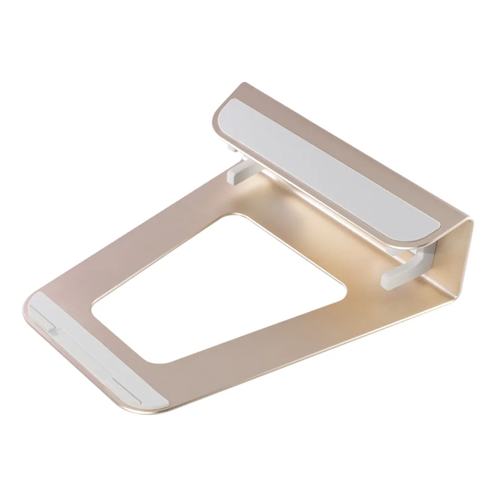 2 в 1 Функция алюминиевый сплав вертикальный кронштейн база/Эргономичная подставка для ноутбука охлаждения для Macbook Air Pro retina 11 12 13 15 дюймов - Цвет: Золотой