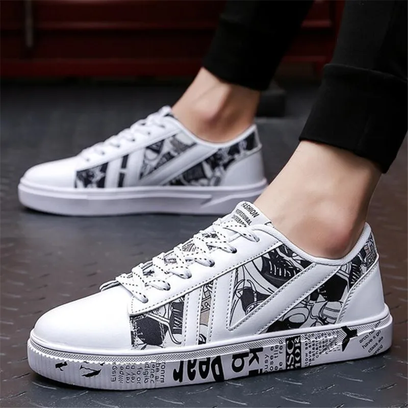 

Men's shoes autumn and winter tide 2018 new ins men's casual wild lace men's Sneakers shoes breathable movement shoes