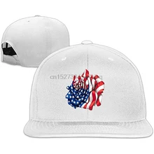 EXMENI унисекс бейсболка флаг с розой папа шляпа регулируемая