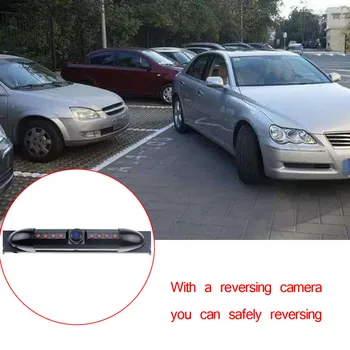 

170 HD Car Rearview Camera American License Plate Frame 8LED Night Vision 6.17