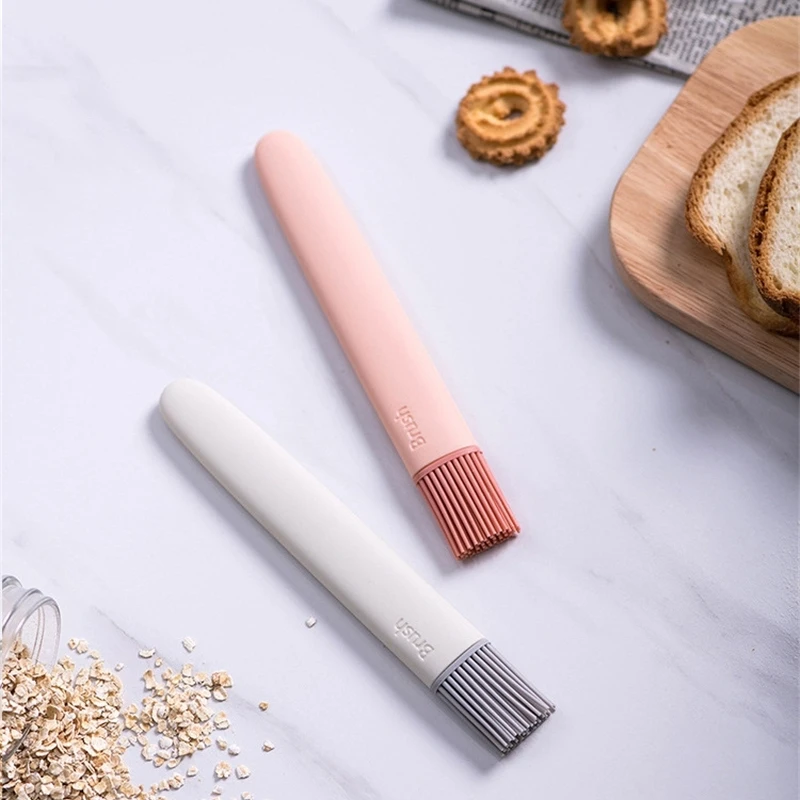 

Silicone Oil Brush BBQ Nordic Solid Detachable Baking Barbecue Kitchen Pancake Sauce Handle Pastry Butter Bread BBQ Kitchen