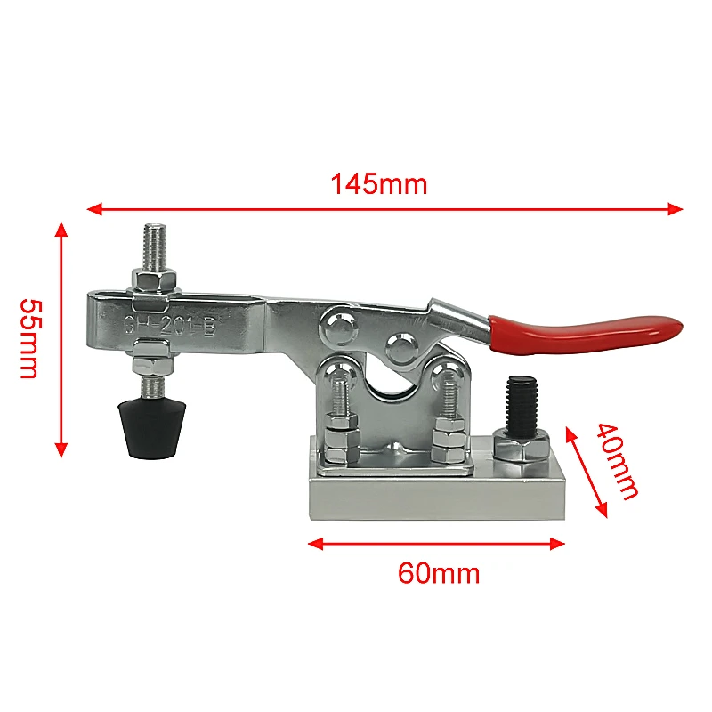 

CNC Chuck Clamp Work Table Fixture Woodworking Aluminum Plate for Engraving Machine Holding Capacity 90Kg Horizontal Toggle