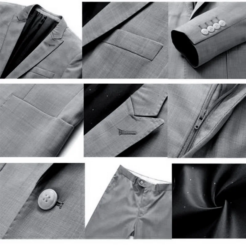 Мужские однотонные классические пиджаки из 3 предметов, костюм, комплект мужской пиджак в деловом стиле+ жилет+ брюки, костюмы, комплекты, весенне-осенний Тонкий Свадебный комплект