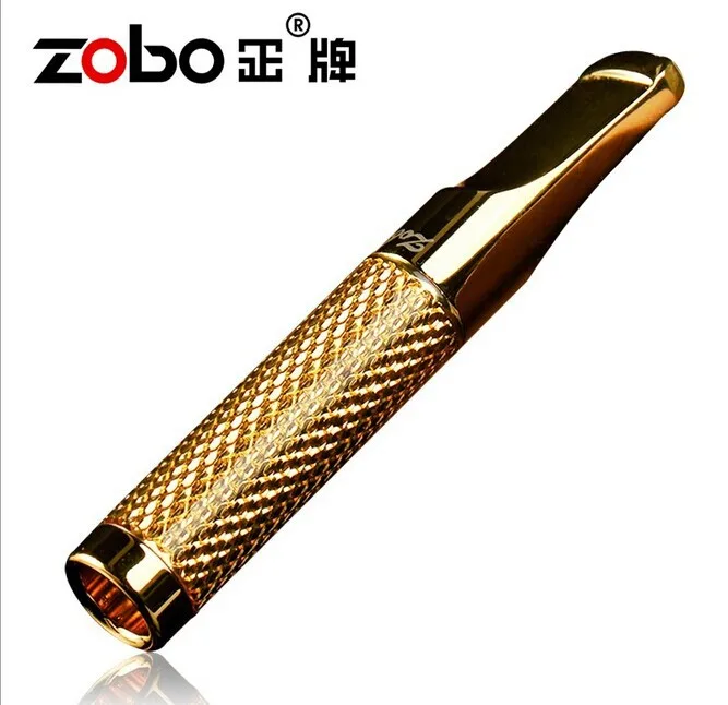 

zobo genuine gold cigarette holder loop-type filter can be cleaned 24K gold-plated filters Mouthpiece