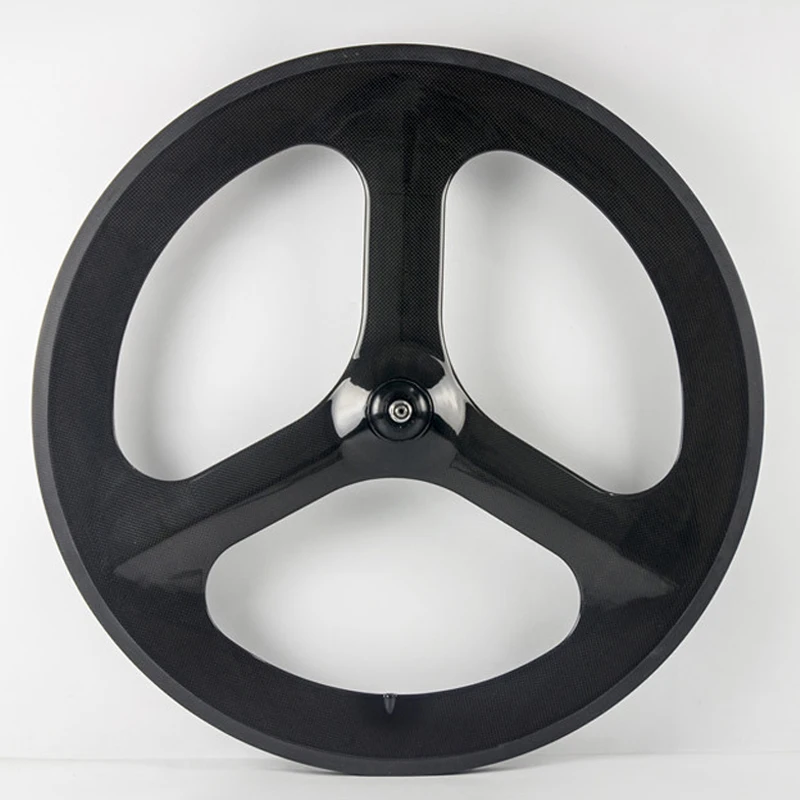700C 3 spoke углеродное колесо три колеса спицы довод фиксированные передачи колесная