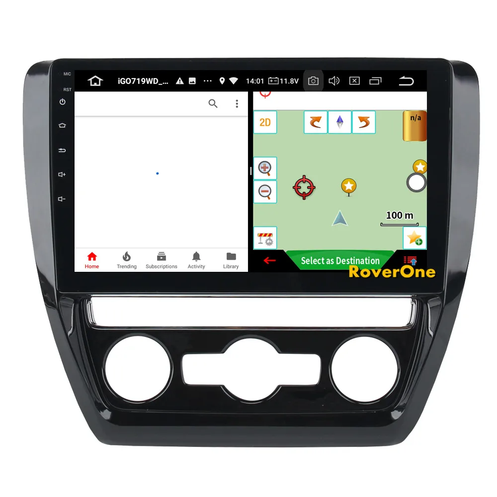 Perfect For VW for Volkswage Jetta Android 9.0 Quad Core Autoradio Car Radio Stereo GPS Navigation Sat Navi Multimedia Player 12