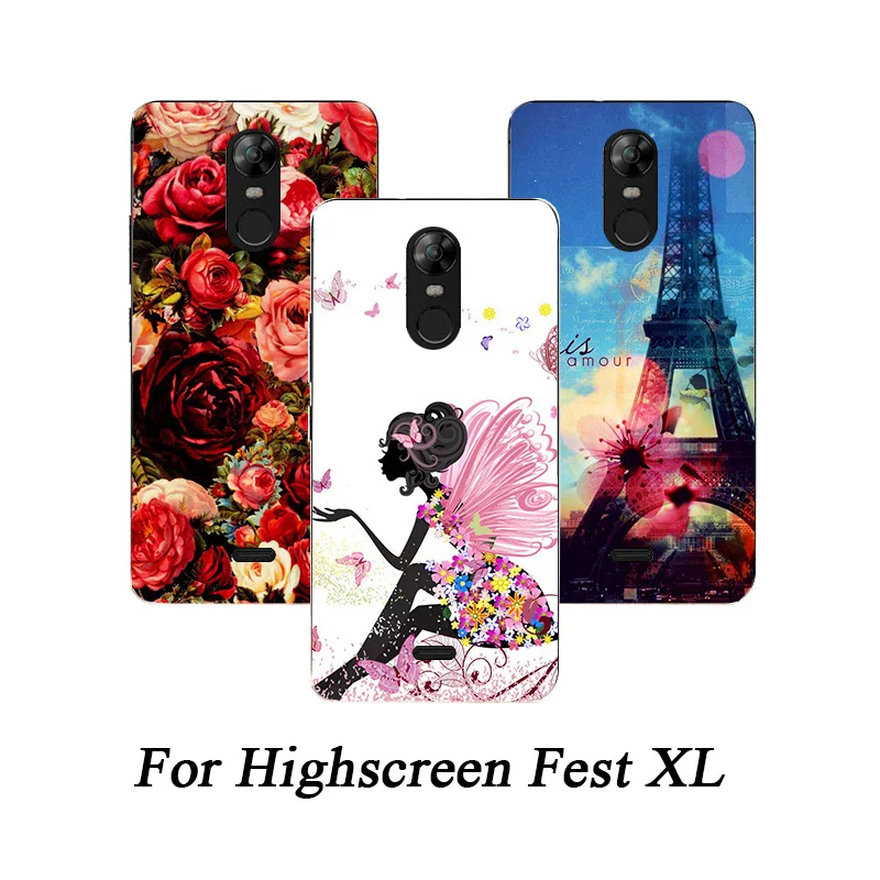 Высококачественные чехлы для телефонов с рисунком Highscreen Fest XL Pro накладки|phone
