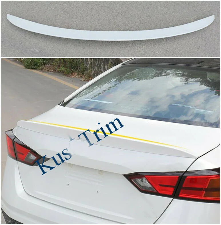 

FOR Nissan Altima 2019 ABS Rear Tail Trunk Spoiler Wing Lip Trim Multicolor