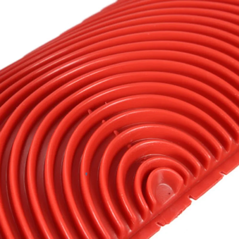2pcs Large Small Wood Graining Pattern Rubber DIY Graining  Painting Tool For Wall Decorative Tools