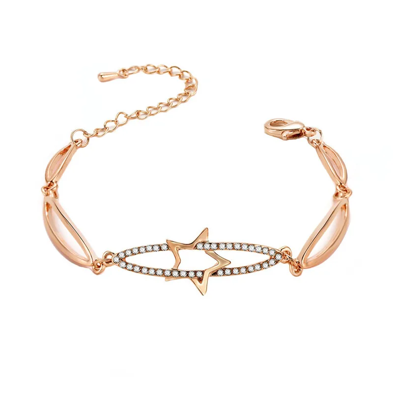 Fashion bracelets for women 2018 Bracelet Alloy Rhinestone Simple Versatile Jewelry Pulseiras Dorp ShippingY11#N  (8)