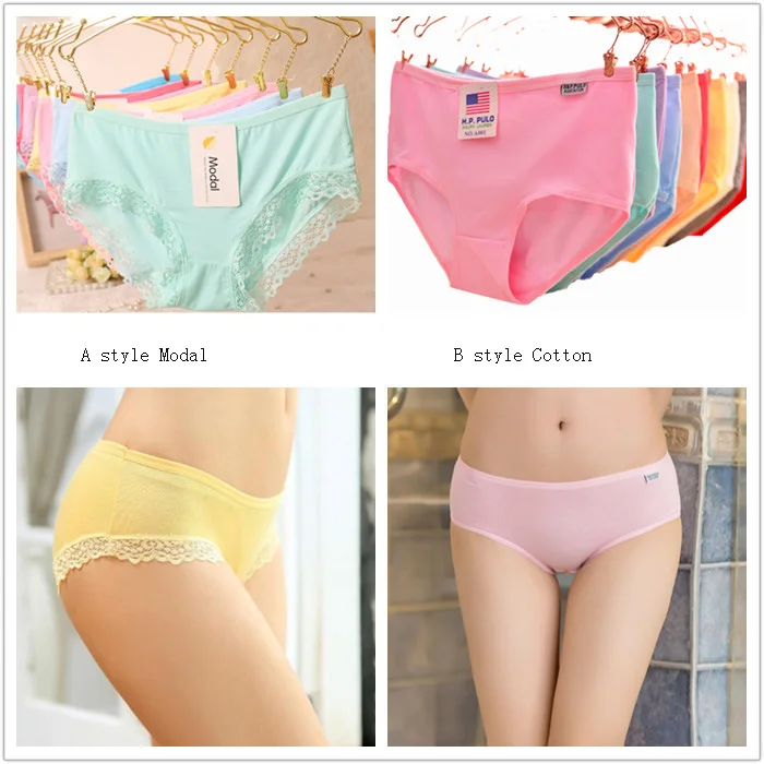 10pcs wholesale ladies underwear female cotton qualitative fabrics low