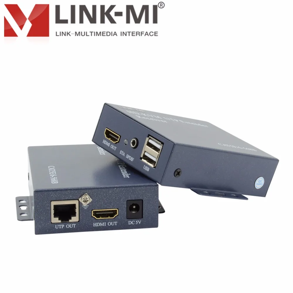 Фото LINK-MI 100 м KVM HDMI удлинитель 1080P с одиночным Cat5ECat6 кабель для HD ТВ 3D 1920x1080 @ 60 Гц 1,65 Гбит/с цифровой аудио №3