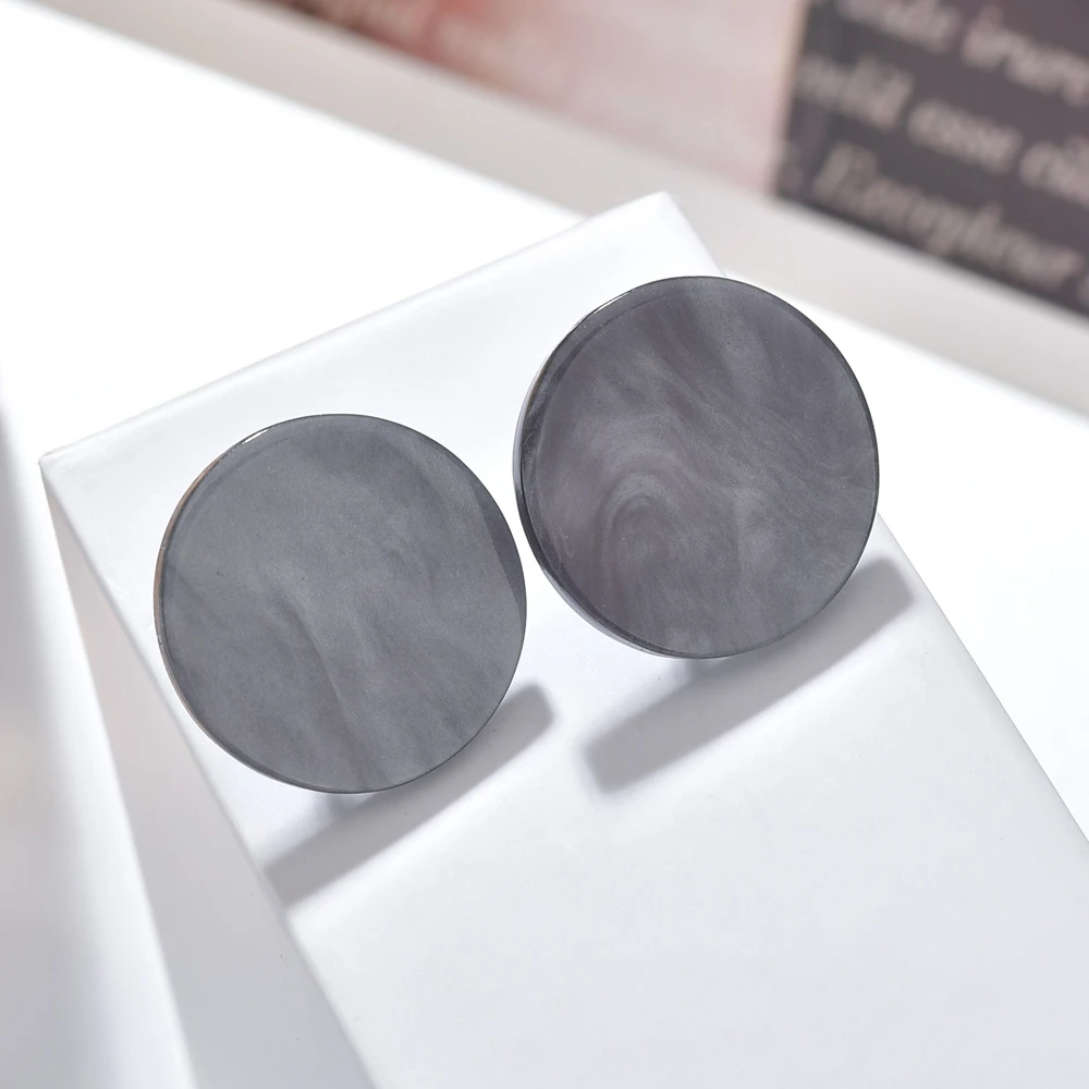 

Acrylic Acetate Earrings 2019 Women Earring Bohemian Big Leopard Pendant Statement Fashion Circular Luxury Jewelry Accessories
