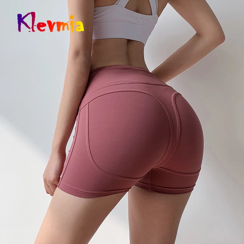 

Soft Fitness Jogger Shorts Women High Waist Yoga Shorts Solid Sport Workout Shorts Tummy Control Gym Athletic Shorts Legging