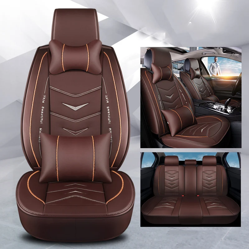 WLMWL Universal Leather Car seat cover for Chrysler all models 300c 300