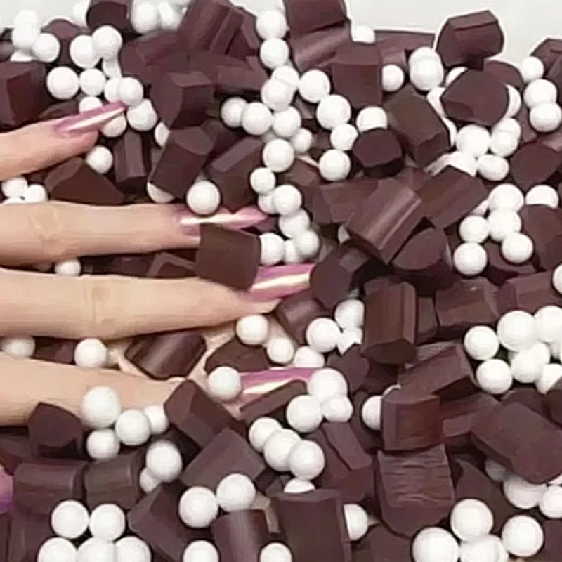 70pcs/bag 10 Colors Slime DIY Accessories Toy Foam Beads Slime Sponge Strip Slime Supplies Filler Decoration Gift Toy For Kids