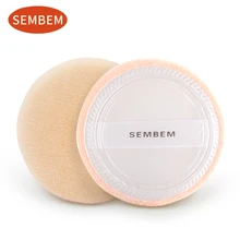 SEMBEM 2 шт. хлопок косметический пуховкой мягкие круглые макияж Губка Блендер пудра Макияж Косметика Инструменты макияж слоеного