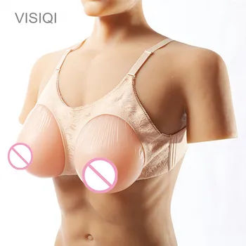 

high quality artificial silicone breast forms latex boobs with bra 2800g A~k cup for transgender /women