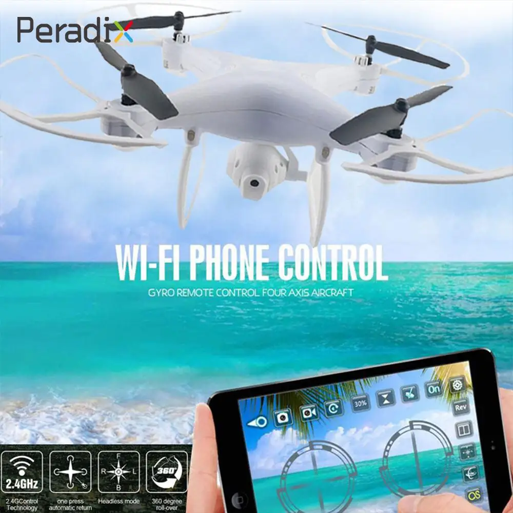 

2.4GHz Quadcopter Flying FPV Premium Drone One Key Take Off Intelligent Aircraft Speed Adjustable