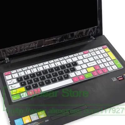 Клавиатура протектор кожного покрова 17,3 15,6 дюйма для lenovo Ideapad 700-15Isk Y700-15 Y700 700-15 Z510 Z50 G50-80 Y50-70 Y500 - Цвет: candyblack