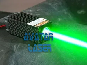 

New Fat Beam 100mW 532nm Green Laser Diode Module w TTL