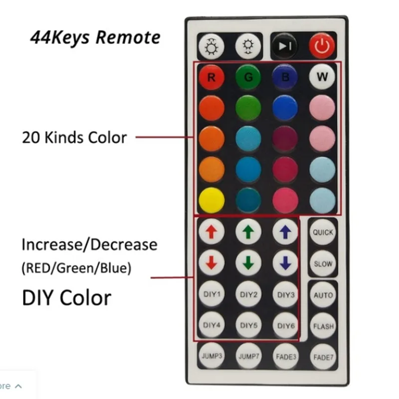 RGB светодиодный гибкий светильник 60 Светодиодный s/M SMD 3528 Светодиодный s DC светильник с полосками светодиодный светильник с пультом дистанционного управления и адаптером для свадьбы DIY