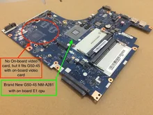 Free Shipping Best NEW NM-A281 Mainboard For Lenovo G50-45 Motherboard with AMD E1 cpu