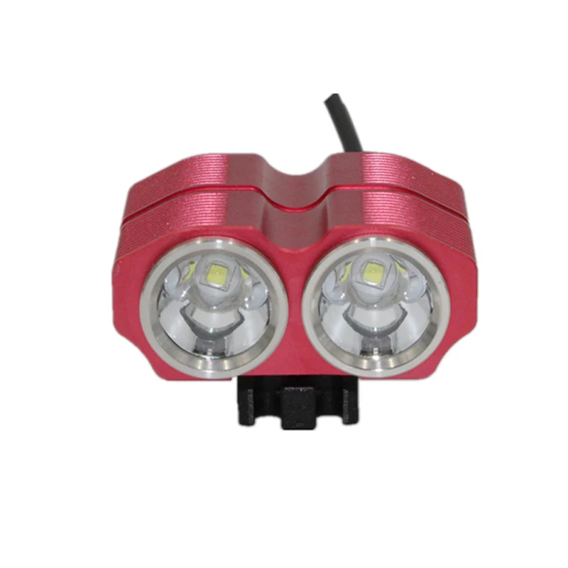 

Bicycle Flashlight 2400LM 2x XM-L2 LED Ultra Fire Front Bicycle Light DC 4 Modes head Light Bike Lamp Back Tail Light