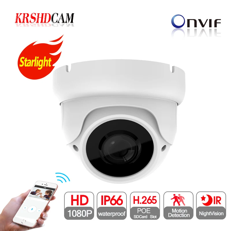 

2MP IP camera full HD 1080P POE onvif P2P SONY IMX307 Sensor indoor room dome 2.8-12mm varifocal video surveillance