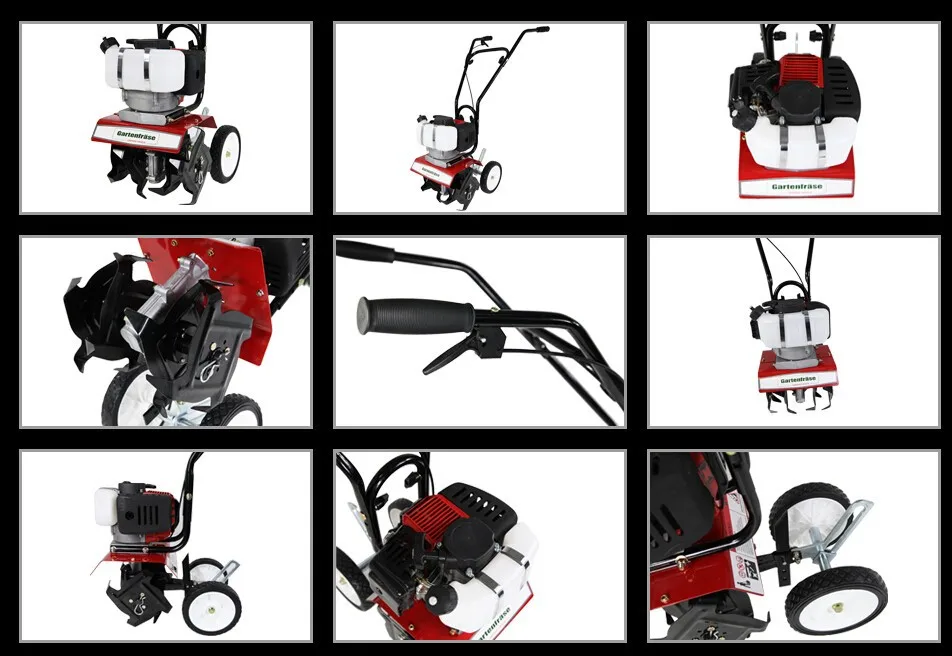 Новинка 2017 года Высокое качество 52cc мини румпель сад культиватор фрезерный культиватор Тине мини-культиватор Pro машины растения