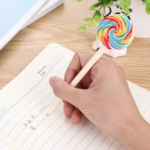 4 шт Kawaii шариковые ручки милый леденец Стиль Шариковая ручка для школы канцелярские принадлежности офисные принадлежности