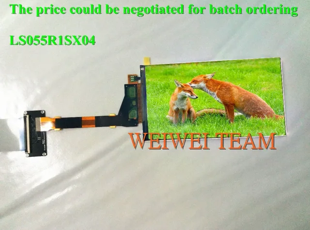 Best Price High Resolution 5.5 inch 2k 2560*1440 1440P IPS TFT LCD panel screen LS055R1SX04  for Wanhao duplicator 7 3D printer
