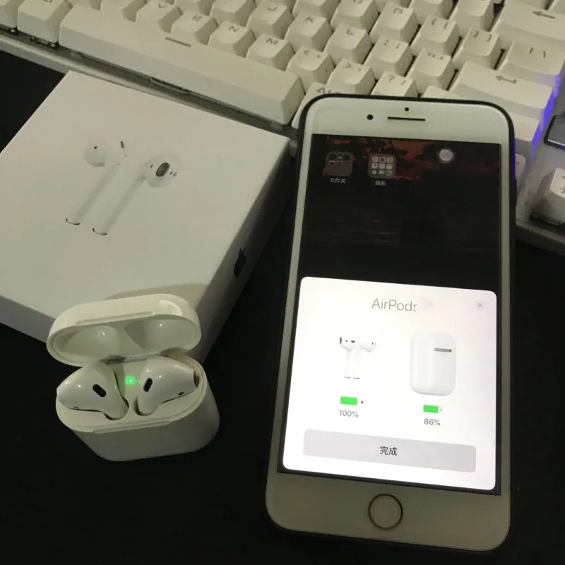 

1pcs latest w1 chip AP battery pop up Mini Wireless Bluetooth Connect Headphone & Earphone For iP 7 8 X XS Max Pad Mac Watch