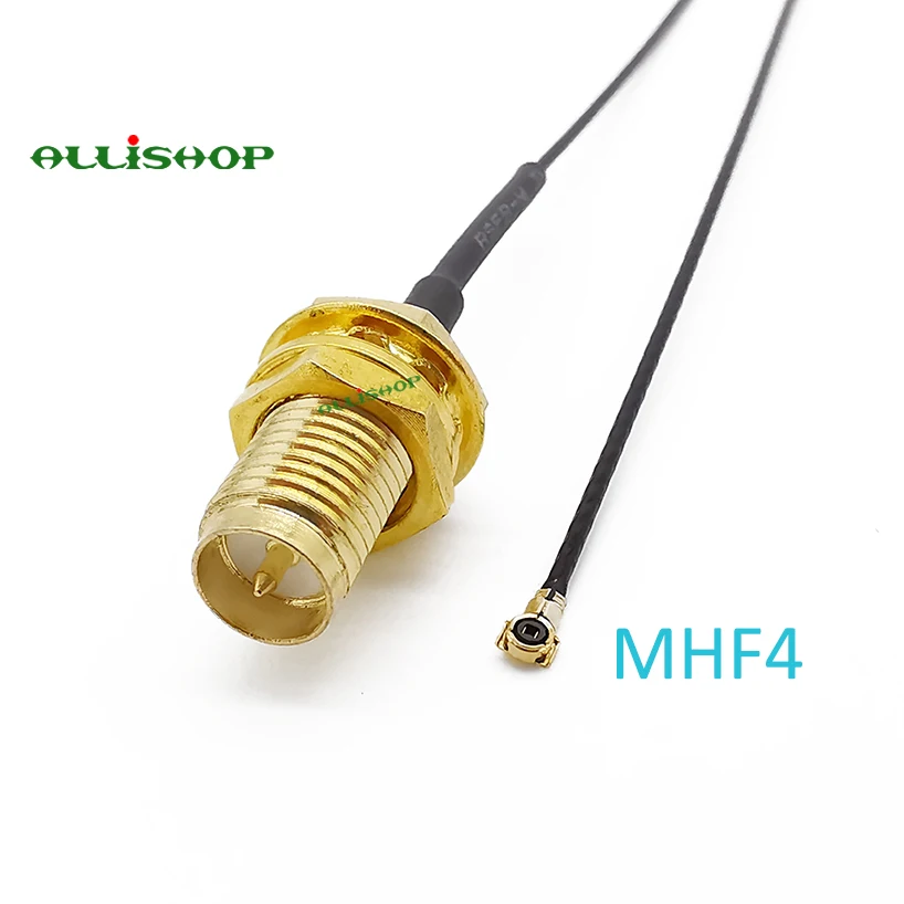 IPEX MHF4 к RP SMA U.FL IPX M2 гнезду для Mini PCI 0 81 мм 7260NGW 8260NGW карта Intel Wi Fi плата|Соединители| |