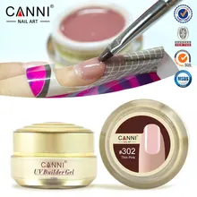 CANNI 15ml 25 Colors Semi Transparent Color and 25 Solid Color Camouflage Jelly UV Builder Extend Nail Gels Long Lasting 1PCS