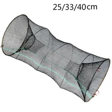 Весенняя рыболовная сеть круговая Складная портативная крепкая рыболовная пружинная сетка креветка Клетка Краб Рыба раки креветка ловушка литой горшок инструменты