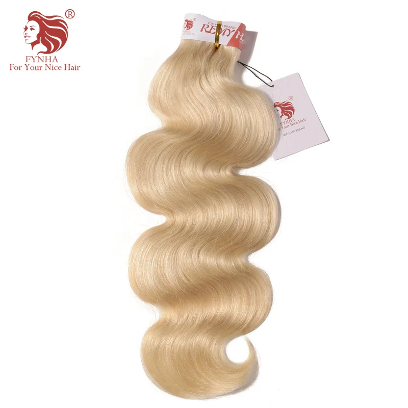 [FYNHA]Brazilian Body Wave Remy Hair Bundles Color #613 100% Human Hair Free Shipping brazilian-body-wave-hair-bundles