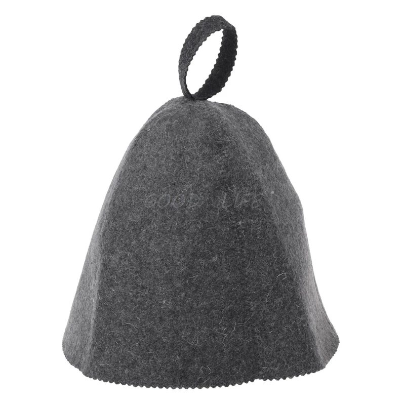 

Wool Felt Sauna Hat Anti Heat Cap For Bath House Head Protectio