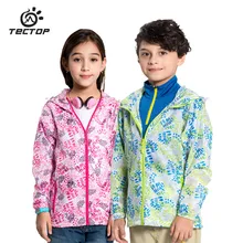 Summer Boys Girls Hiking Jackets Rash Guards Kids Softshell Waterproof Breathable Children Clothes Outdoor Windbreaker Jacket