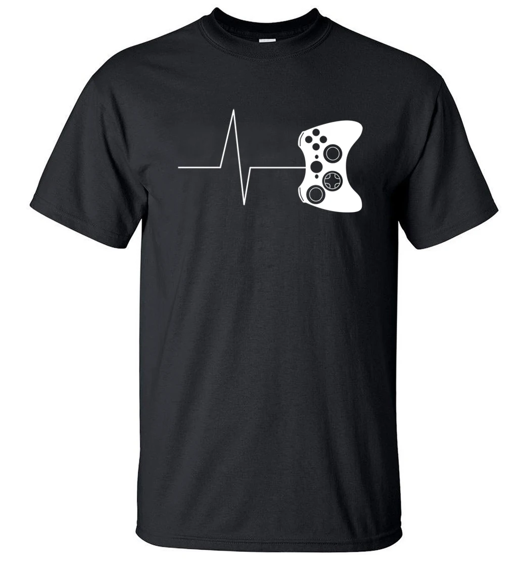 For gamer T Shirts funny Gaming Tshirt Video Game Shirt Men 2019 Summer New Novelty Short Sleeve T Shirt 100% Cotton Tops Tees