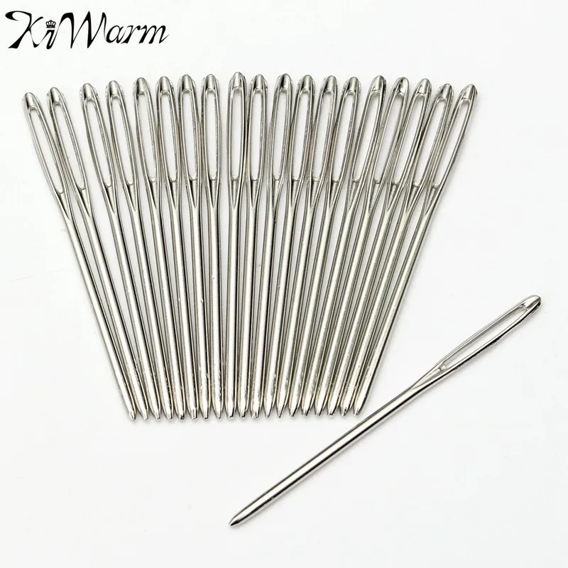 20Pcs/set Silver Steel Hand Long Sewing Needles 6cm Long Needles Pins